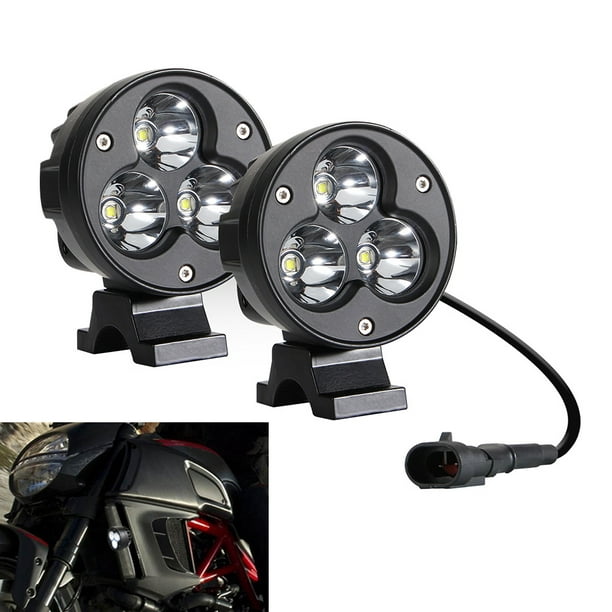 6Pcs 3inch LED Work Light Spot Round Pods Off-road Boat ATV Lamp Tractor Auto